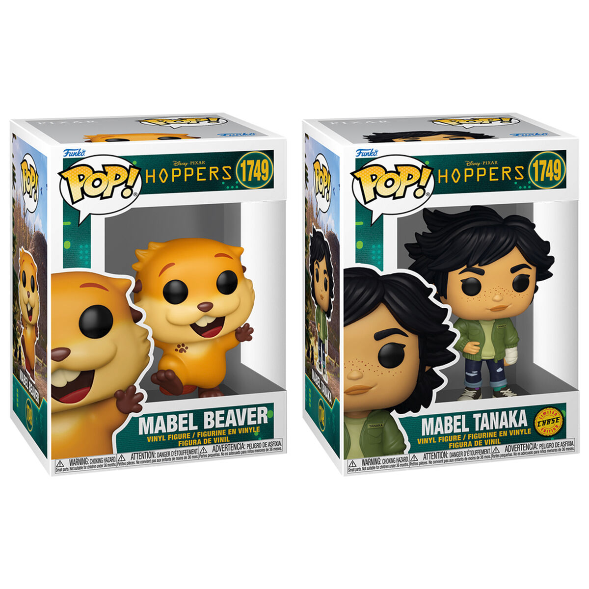 Figuras Funko POP de Mabel Beaver y Mabel Tanaka de Hoppers