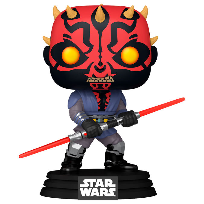 Figura Funko POP! Star Wars Maul Shadow Lord con sable doble rojo