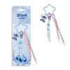 Llavero colgante de Stitch Disney con cuentas y cordón rosa