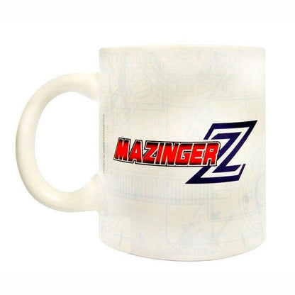 Taza de cerámica Mazinger Z de 330 ml con asa blanca - 2