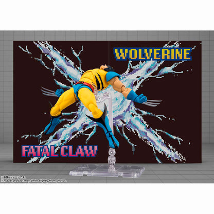 Figura articulada S.H.Figuarts de Wolverine con uniforme amarillo y azul y garras extendidas - 6