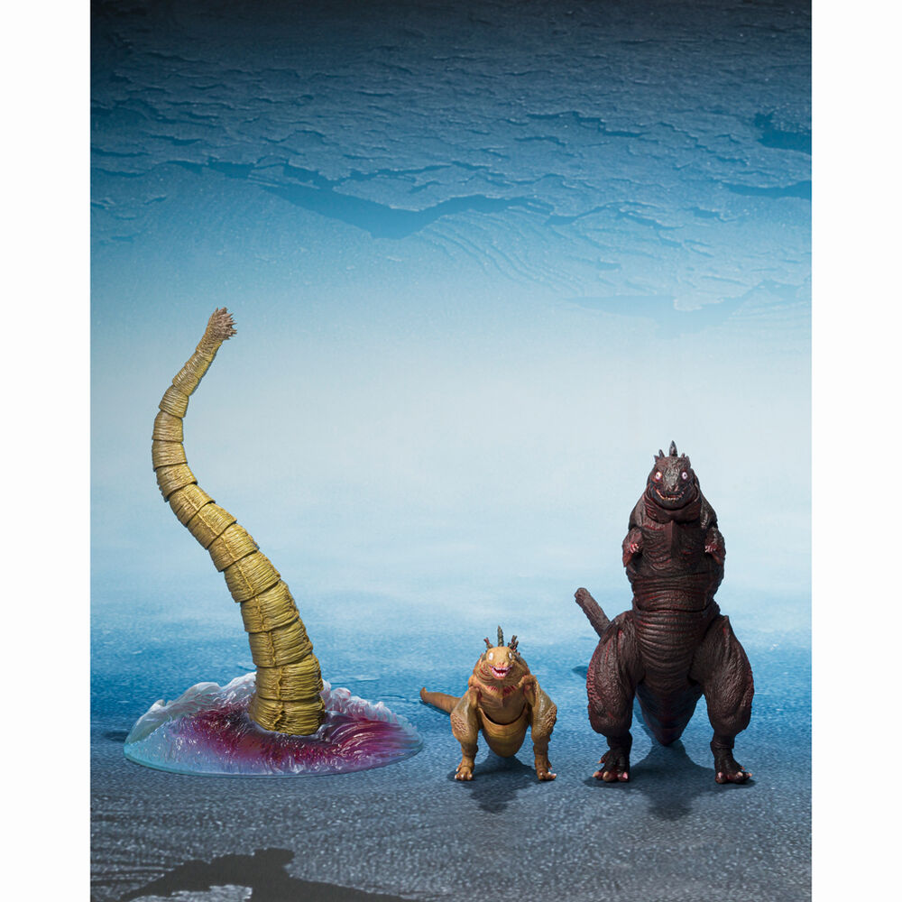 Set de figuras S.H. MonsterArts de Godzilla con varias formas y criaturas - 2