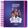 Agenda escolar ERIK KPop Demon Hunters 2026/2027 A5 con espiral y cierre elástico