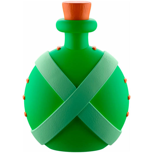 Figura hucha Bottle Asterix verde con tapón naranja