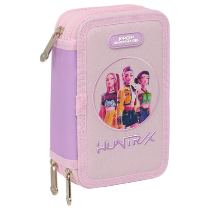 Plumier triple rosa SAFTA K-Pop Demon Hunters Huntrix