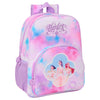 Mochila SAFTA KPop Demon Hunters en tonos rosa y lila