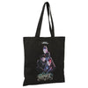 Bolsa tote negra de Kpop Demon Hunters con ilustración de las guerreras