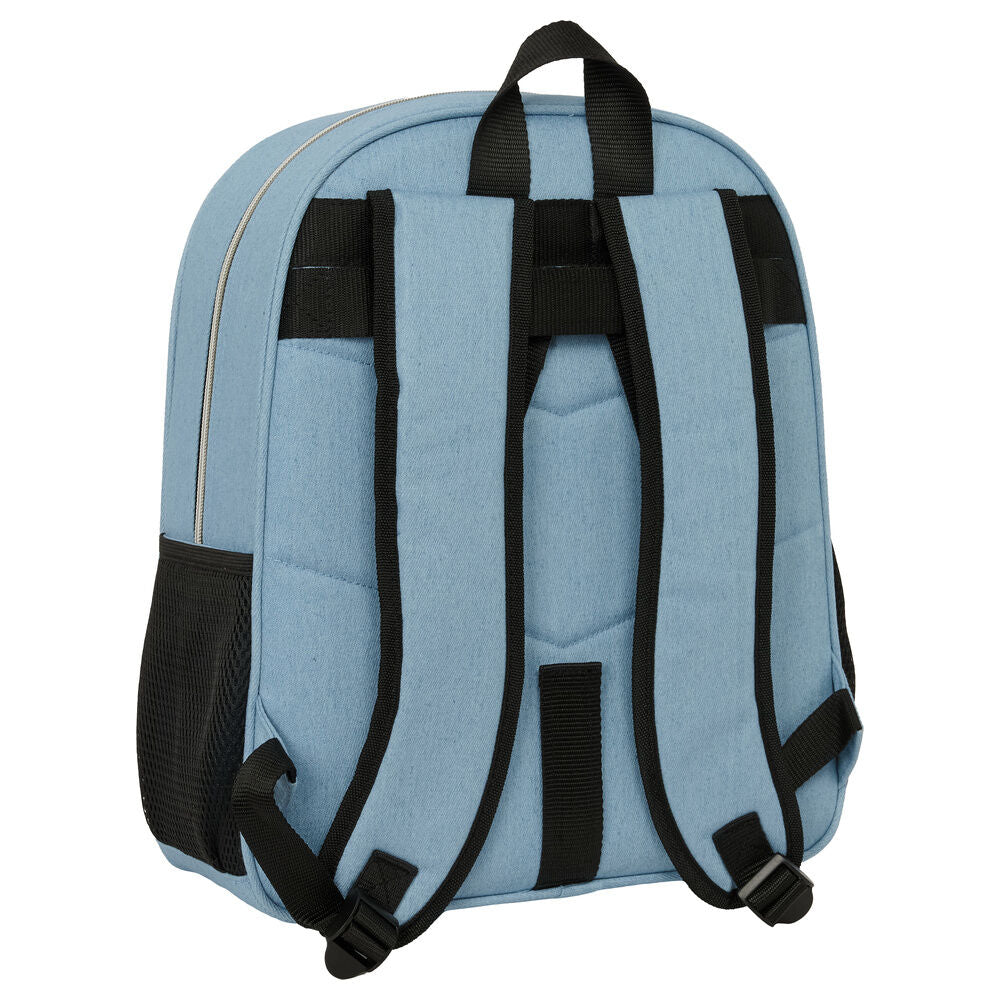 Mochila azul claro Huntrix de K-Pop Demon Hunters con tres personajes - 2