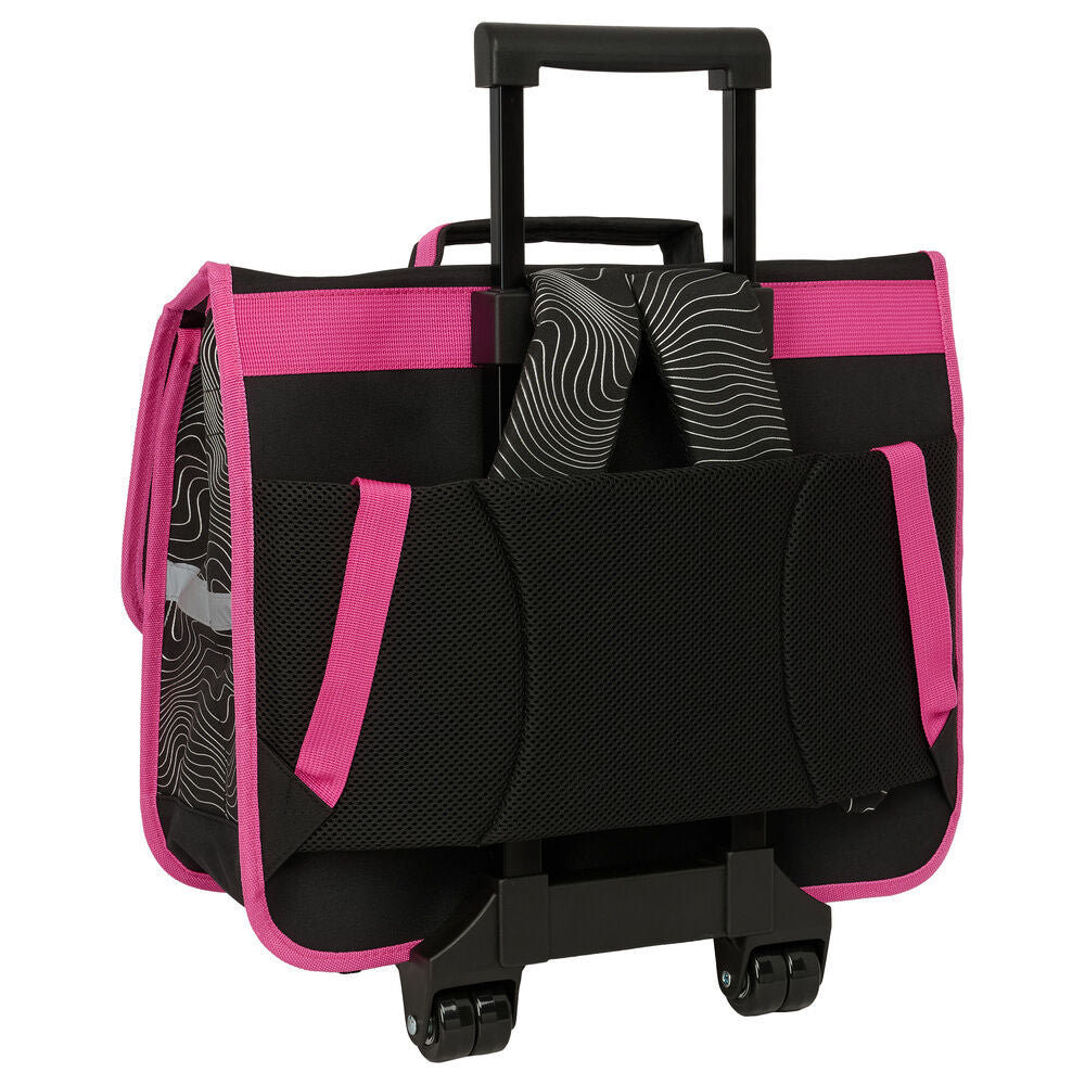 Trolley escolar SAFTA Kpop Demon Hunters negro y rosa - 2
