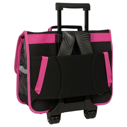 Trolley escolar SAFTA Kpop Demon Hunters negro y rosa - 2