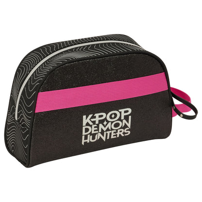 Neceser negro SAFTA Kpop Demon Hunters con asa lateral - 2