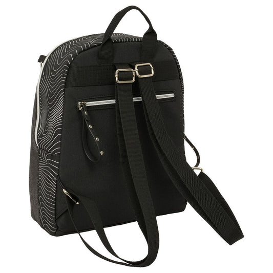 Mochila negra Kpop Demon Hunters con las guerreras K-pop - 2