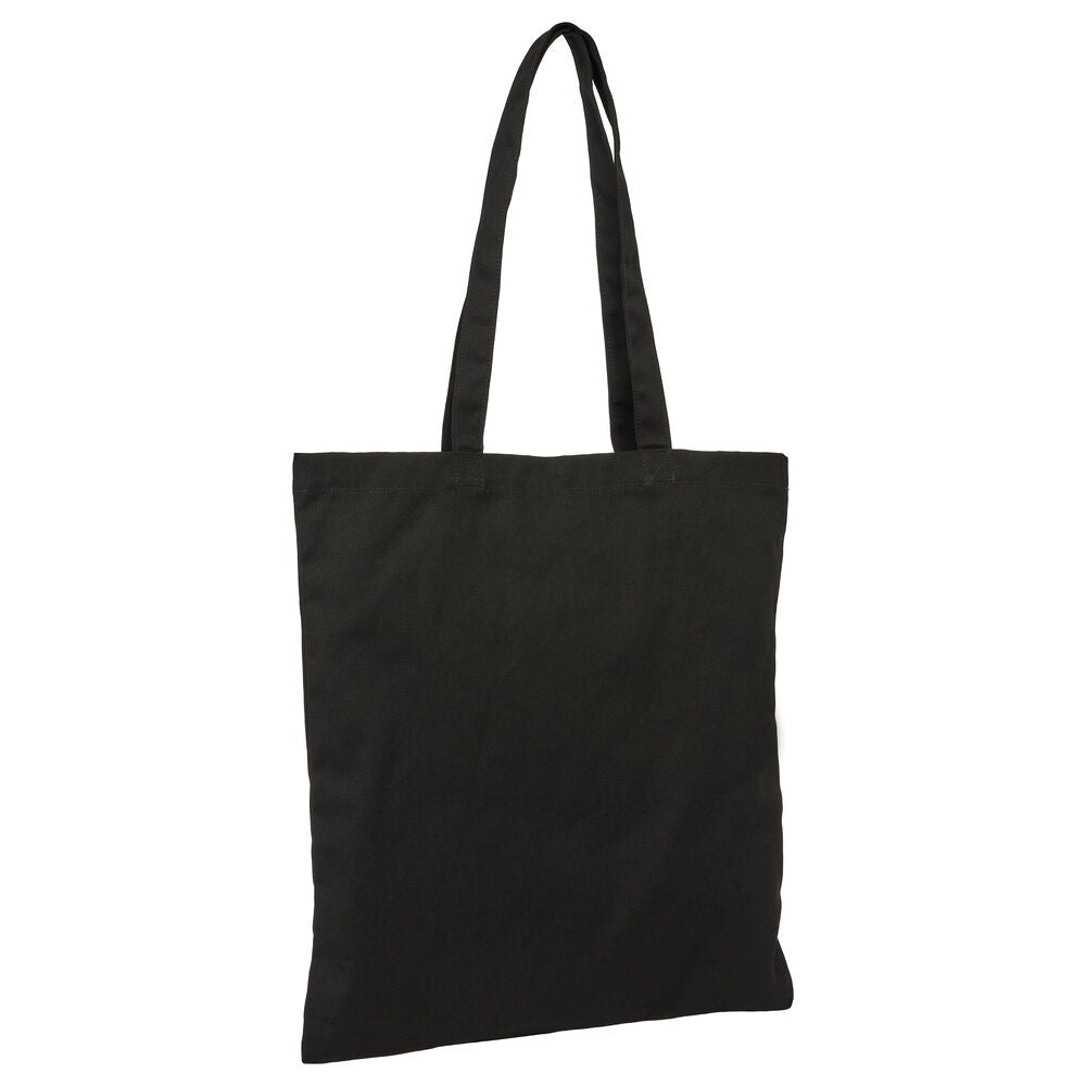 Bolsa tote negra de Kpop Demon Hunters con ilustración de las guerreras - 2