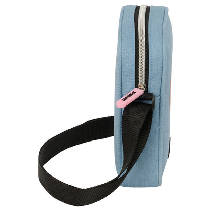 Bandolera azul Huntrix K-Pop Demon Hunters con correa ajustable - 3