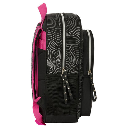 Mochila Energy SAFTA Kpop Demon Hunters negra con guerreras K-pop - 3
