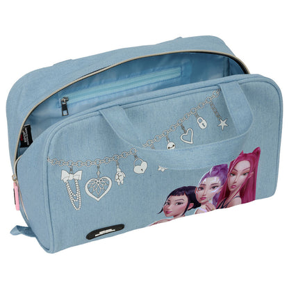 Neceser azul Huntrix Kpop Demon Hunters de SAFTA con asas - 4