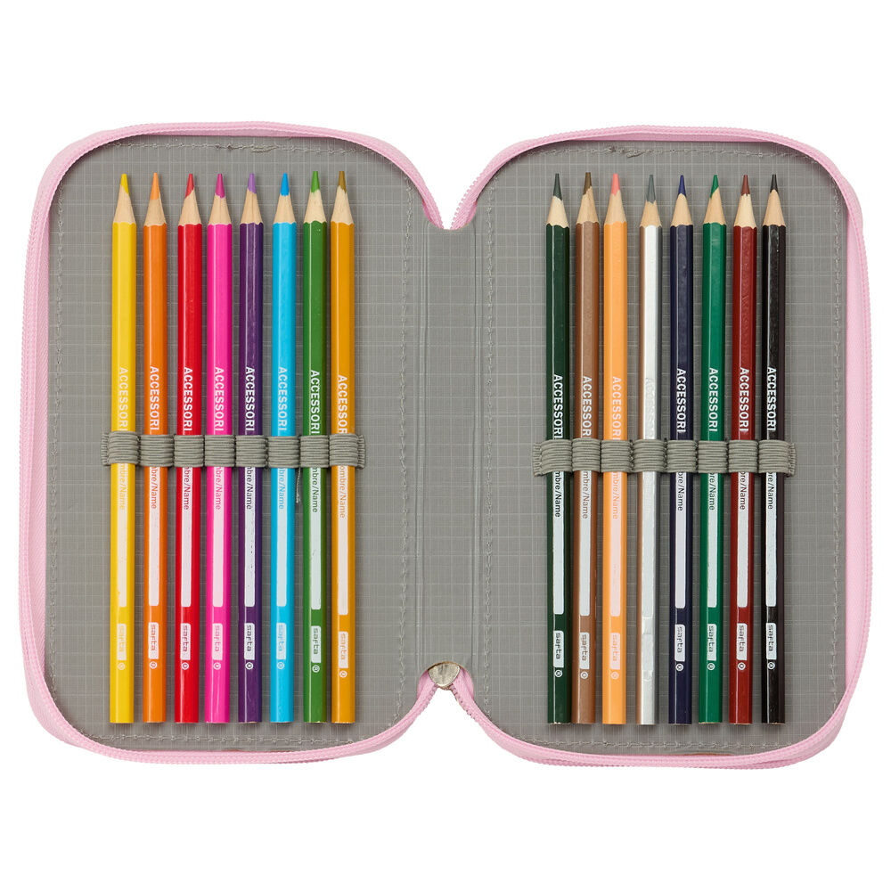 Plumier triple rosa SAFTA K-Pop Demon Hunters Huntrix - 5
