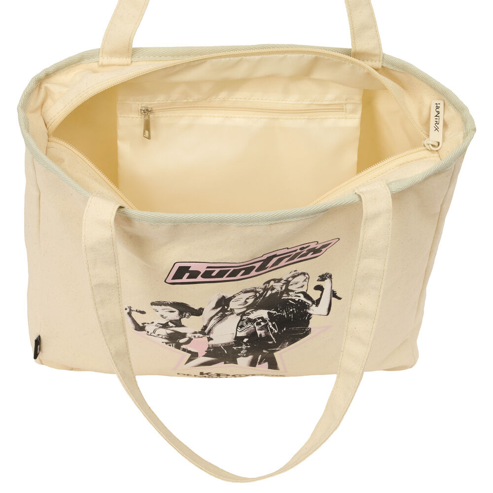 Bolsa shopping beige de Huntrix K-pop Demon Hunters con asas largas - 4