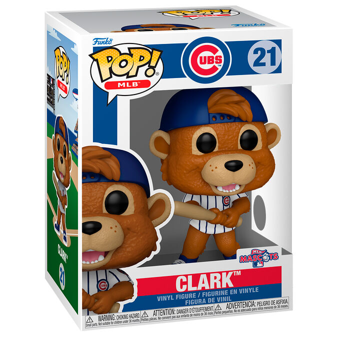 Figura Funko POP! Clark the Cub de los Chicago Cubs en caja