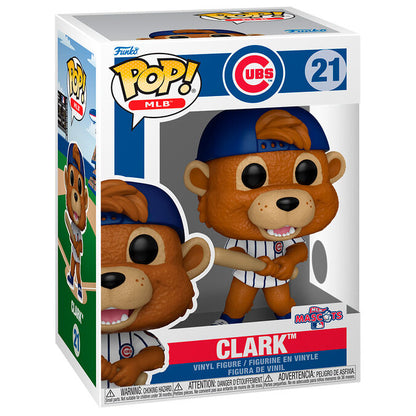 Figura Funko POP! Clark the Cub de los Chicago Cubs en caja