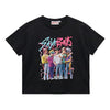 Camiseta negra infantil Saja Boys de KPop Demon Hunters