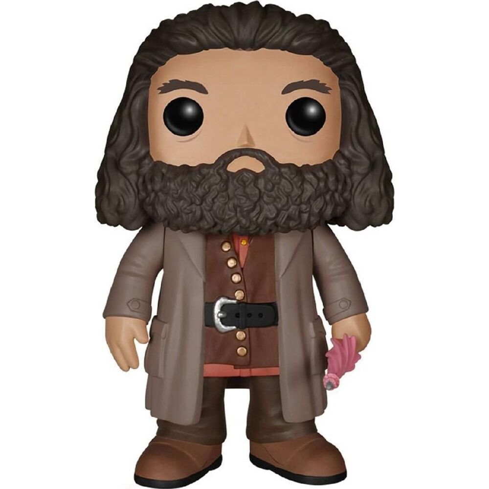 Figura Funko POP! de Rubeus Hagrid con paraguas rosa