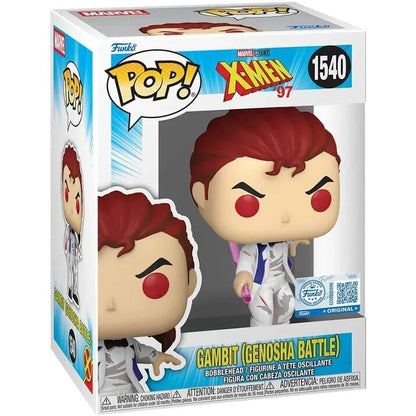Figura Funko POP Plus de Gambit de X-Men '97 con traje blanco y azul - 2