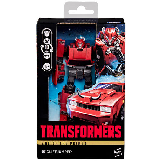 Figura Cliffjumper Transformers roja y negra en modo robot - 7