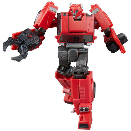 Figura Cliffjumper Transformers roja y negra en modo robot - 8