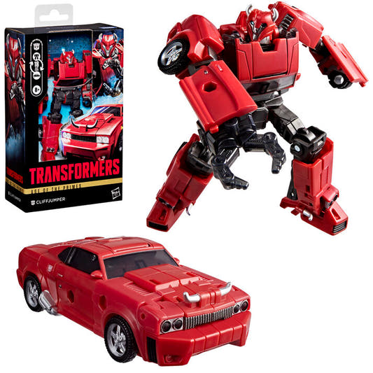 Figura Cliffjumper Transformers roja y negra en modo robot - 2