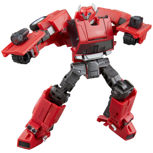 Figura Cliffjumper Transformers roja y negra en modo robot - 13