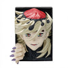 Figura de Doma de Demon Slayer con cabello claro y ojos multicolor