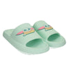 Chanclas verdes de EVA con diseño de Grogu de The Mandalorian