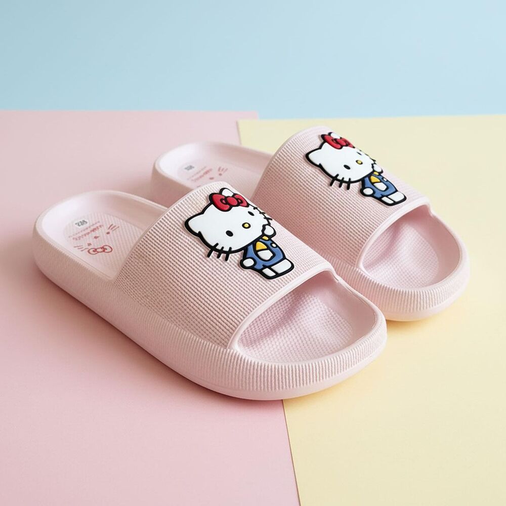 Chanclas rosas de EVA con diseño de Hello Kitty - 2