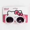 Gafas de sol Hello Kitty blancas con lazo rosa