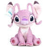 Peluche rosa de Angel de Disney Stitch sentado