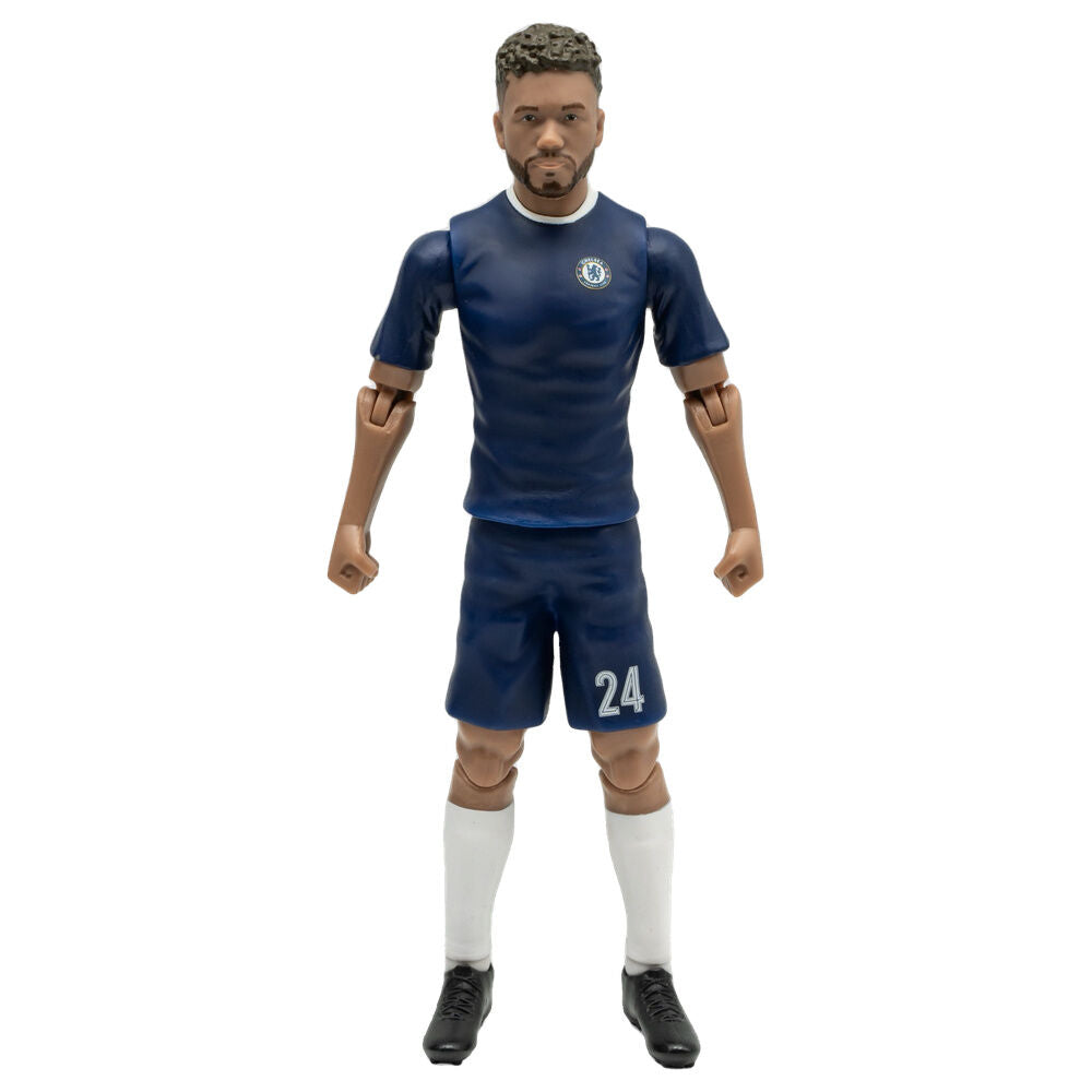 Figura articulada de Reece James con equipación azul del Chelsea