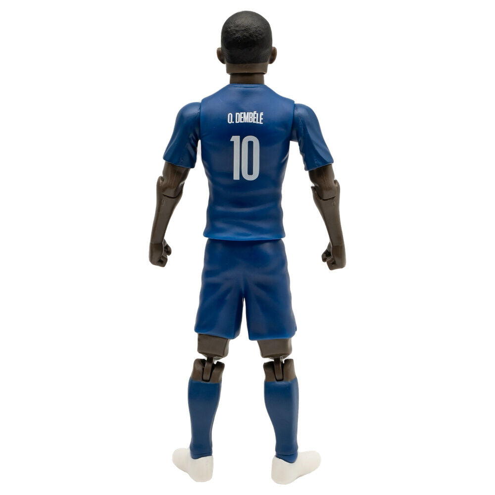 Figura articulada Dembélé con equipación azul del PSG y dorsal 10 - 2