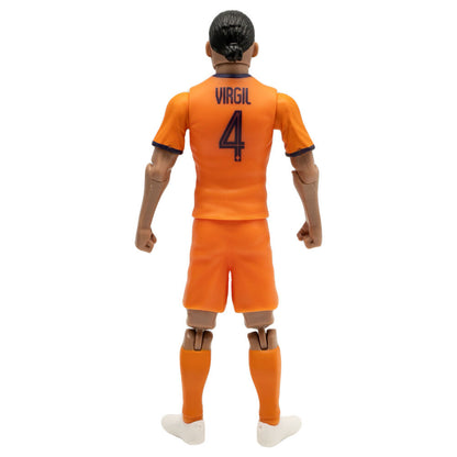 Figura articulada de Virgil van Dijk con uniforme naranja y número 4 - 3