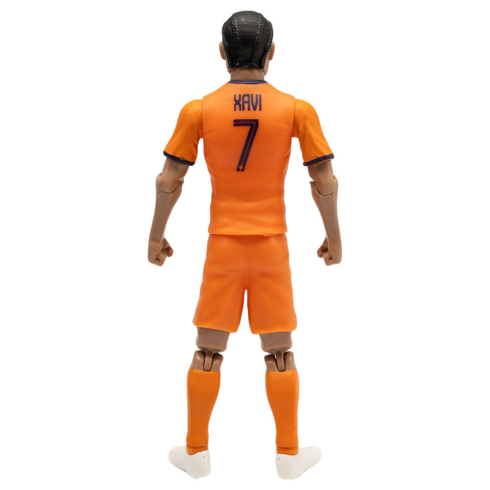 Figura articulada de Xavi Simons con equipación naranja y dorsal 7 - 2