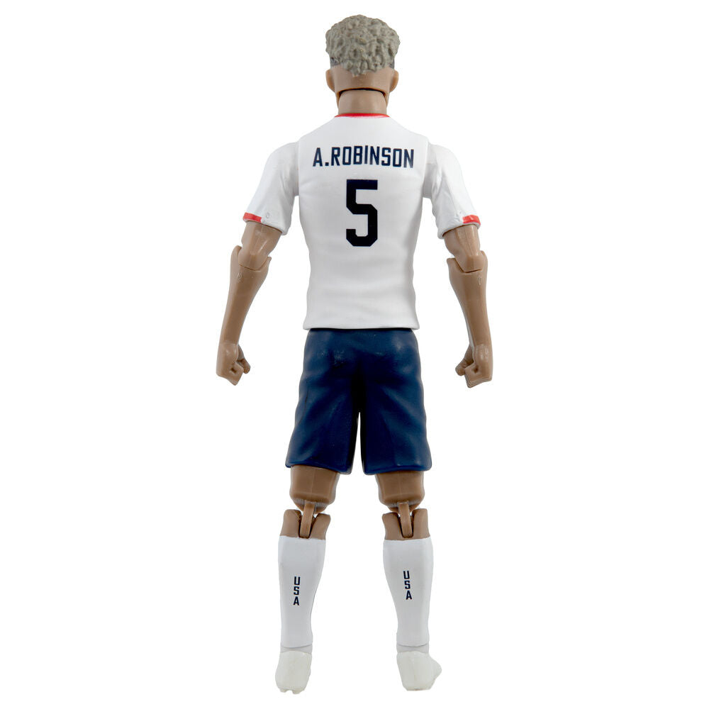 Figura articulada de Antonee Robinson con camiseta blanca de USA y dorsal 5 - 2