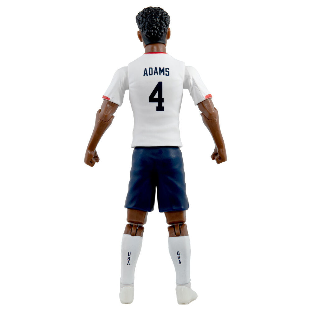 Figura articulada de Tyler Adams con camiseta blanca de USA y dorsal 4 - 2