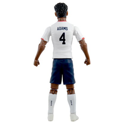 Figura articulada de Tyler Adams con camiseta blanca de USA y dorsal 4 - 2