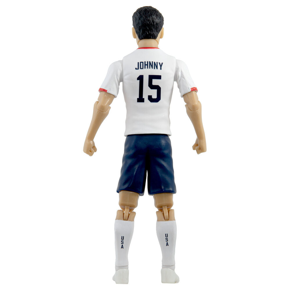 Figura articulada Johny Cardoso con camiseta blanca de USA y dorsal 15 - 2