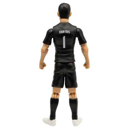 Figura articulada de Courtois con uniforme negro de Bélgica y balón - 2