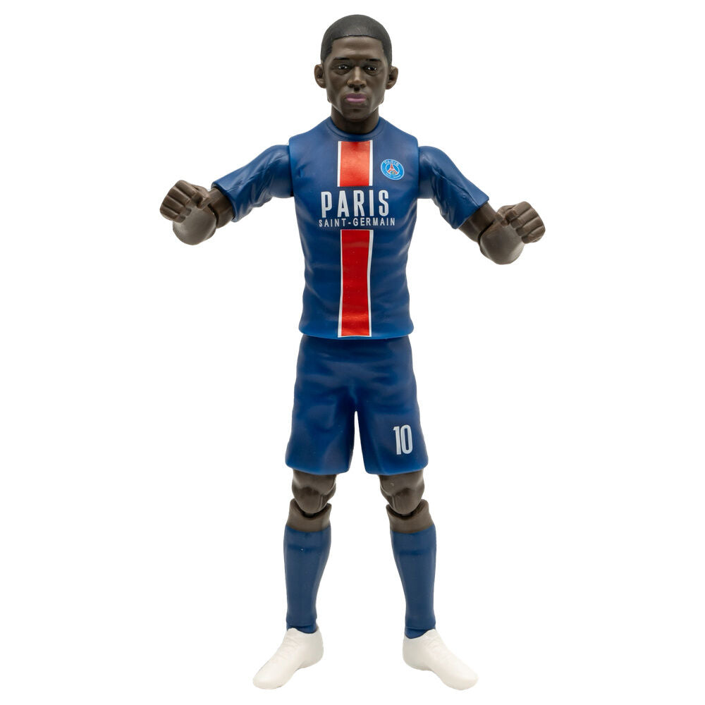 Figura articulada Dembélé con equipación azul del PSG y dorsal 10 - 3