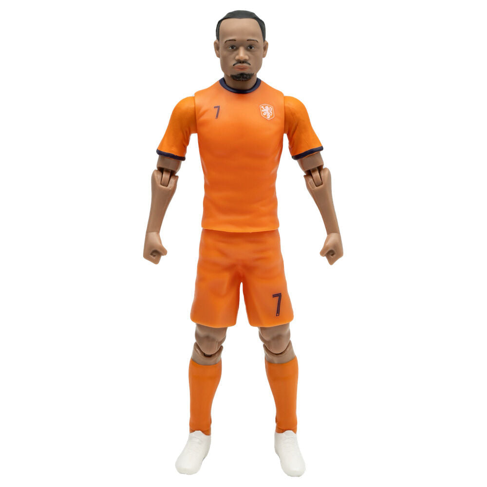 Figura articulada de Xavi Simons con equipación naranja y dorsal 7