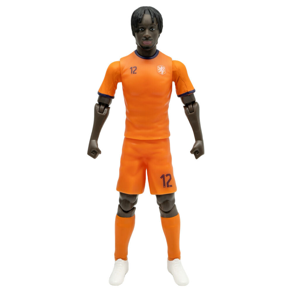Figura articulada de Frimpong con uniforme naranja y dorsal 12