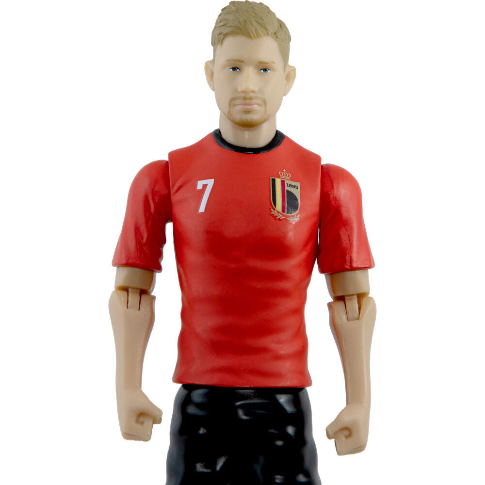 Figura articulada de De Bruyne con camiseta roja de Bélgica