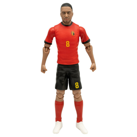 Figura articulada de Tielemans con equipación roja de Bélgica y dorsal 8